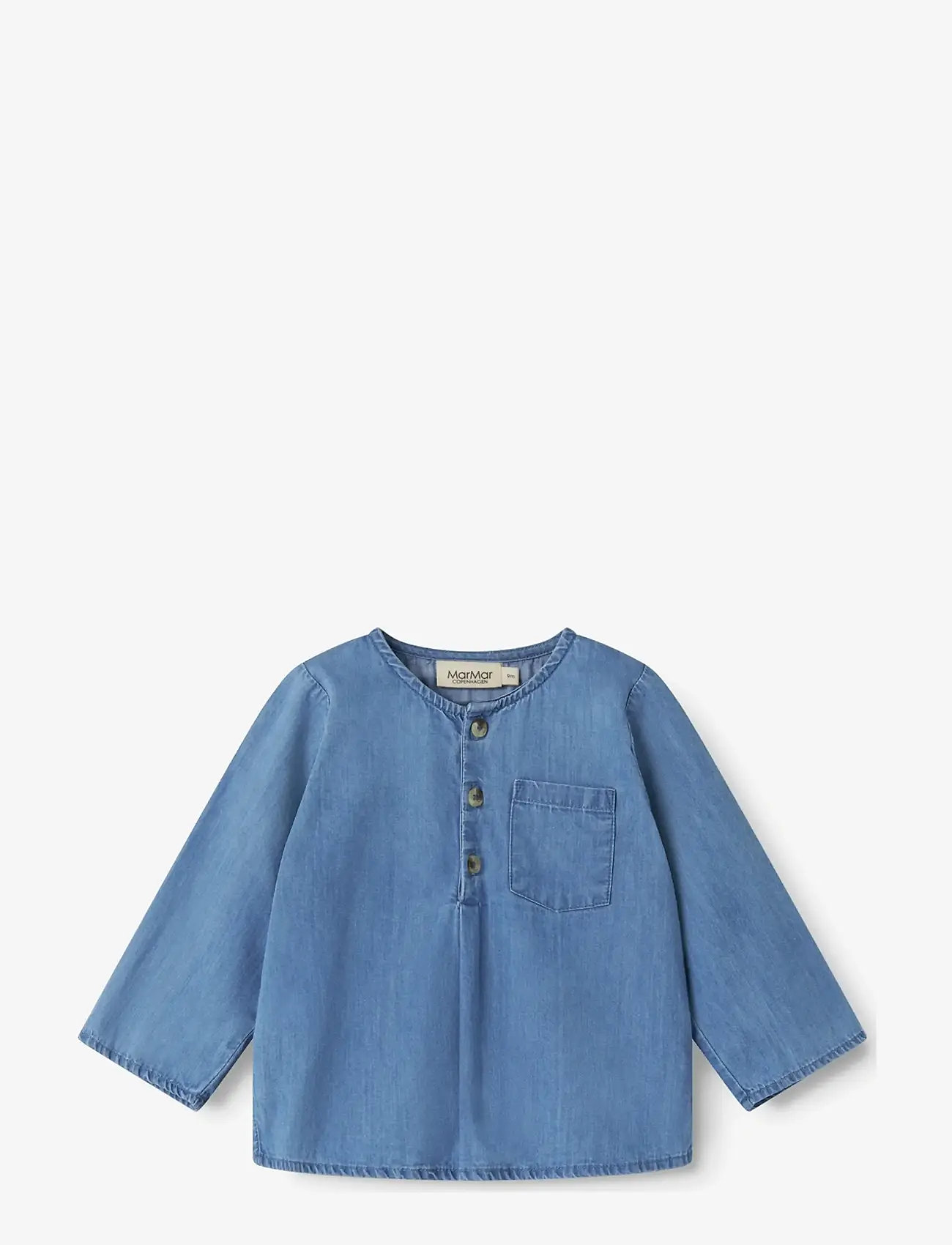 MarMar Copenhagen - Troy - langärmlige hemden - blue denim - 0