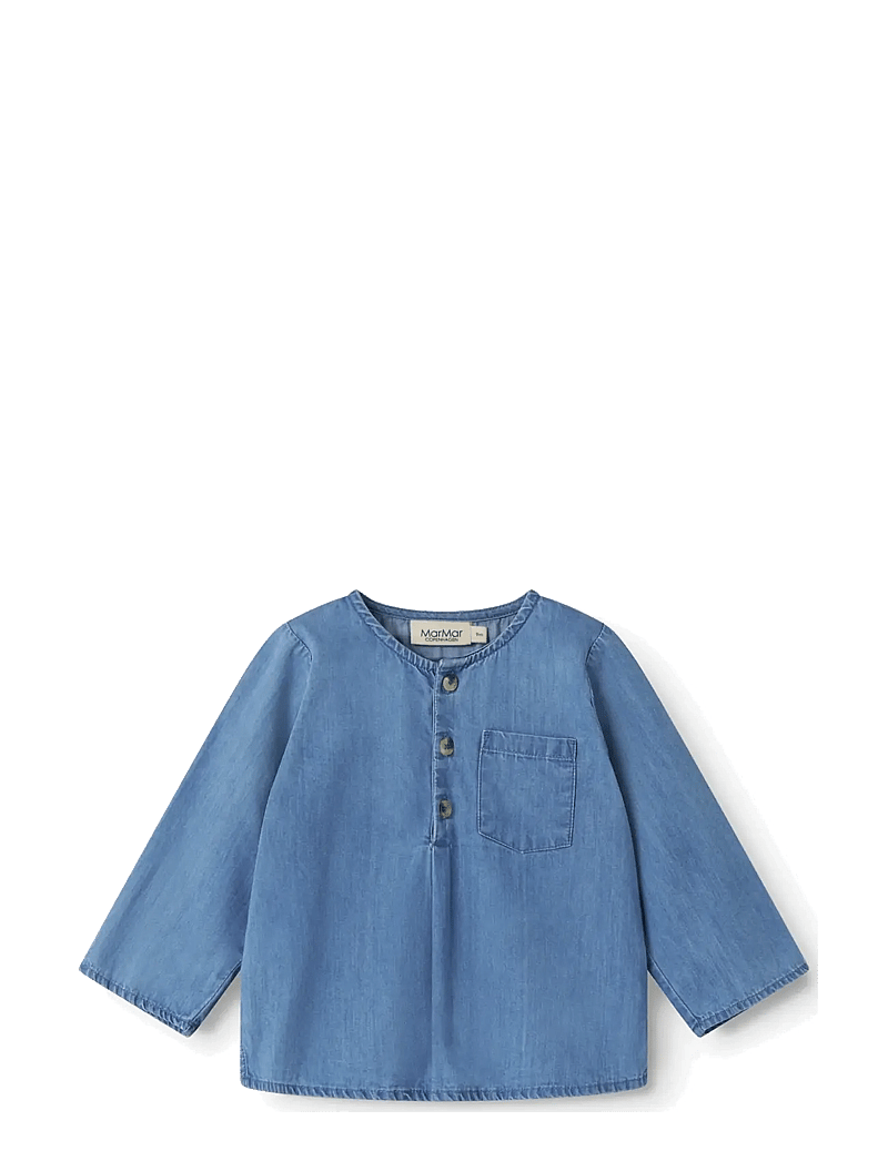 MarMar Copenhagen - Troy - langärmlige hemden - blue denim - 0
