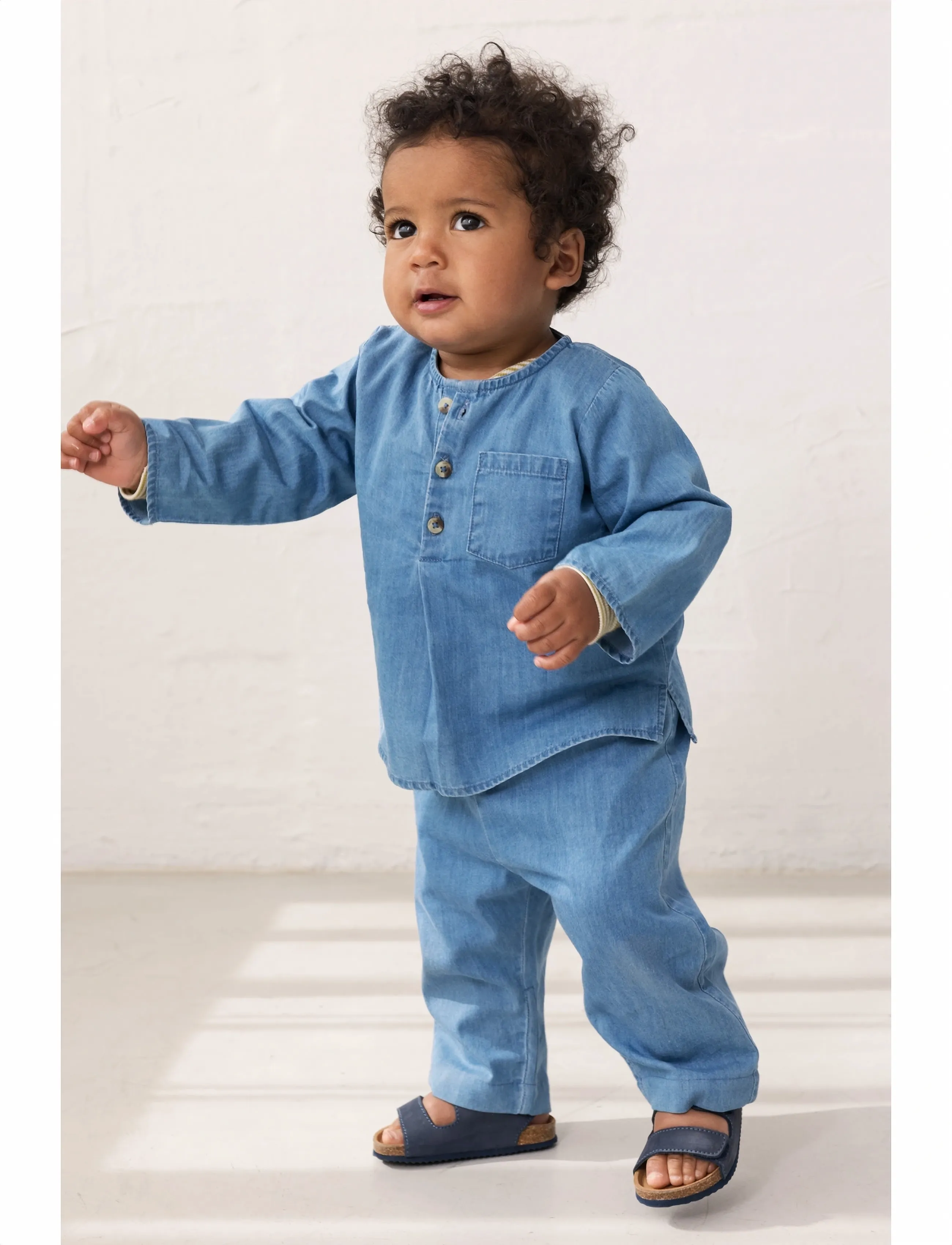 MarMar Copenhagen - Troy - pikkade varrukatega särgid - blue denim - 2