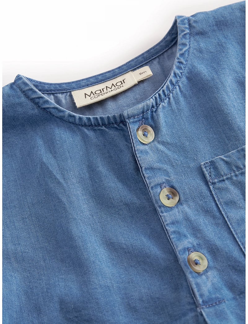 MarMar Copenhagen - Troy - langärmlige hemden - blue denim - 3