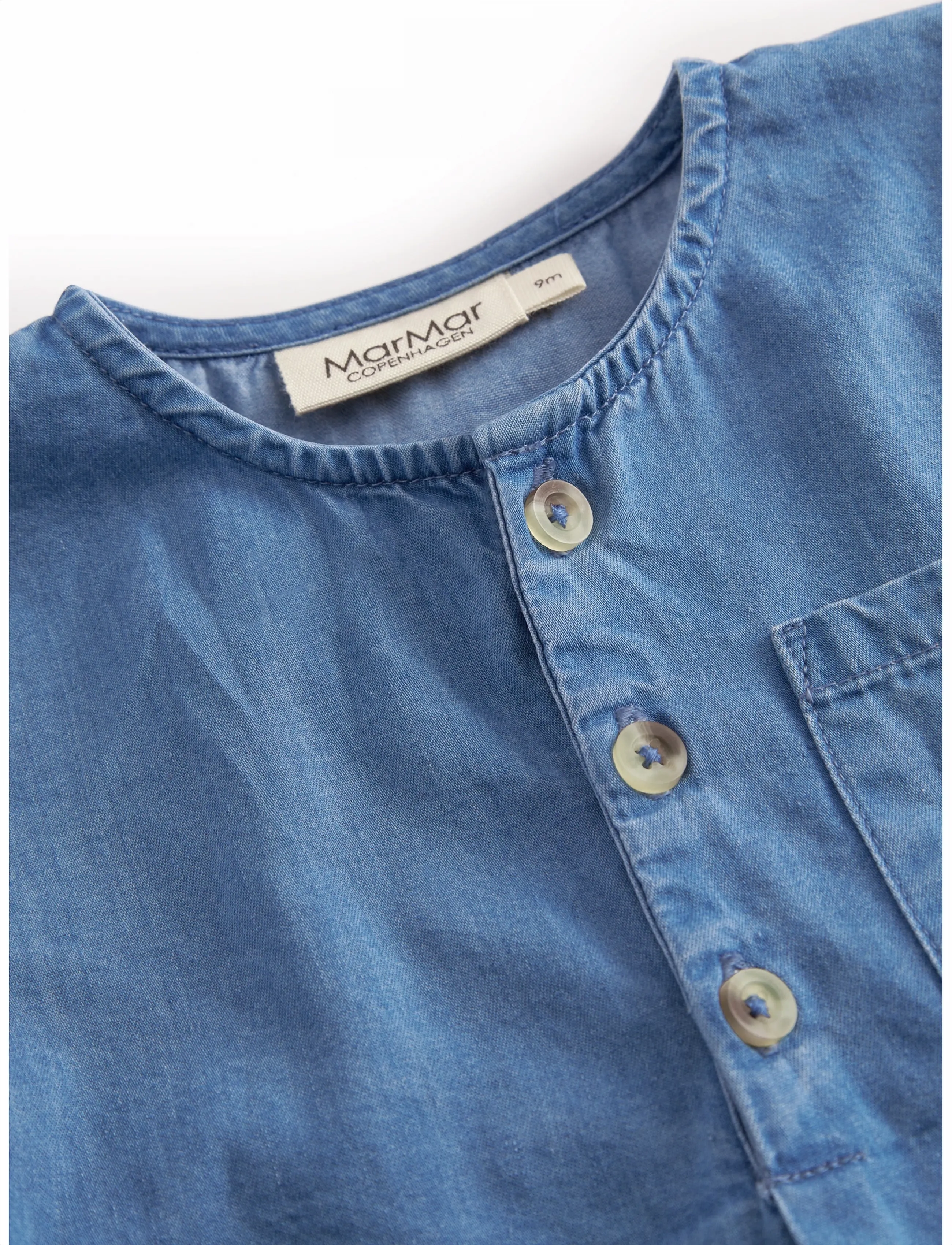 MarMar Copenhagen - Troy - pikkade varrukatega särgid - blue denim - 3