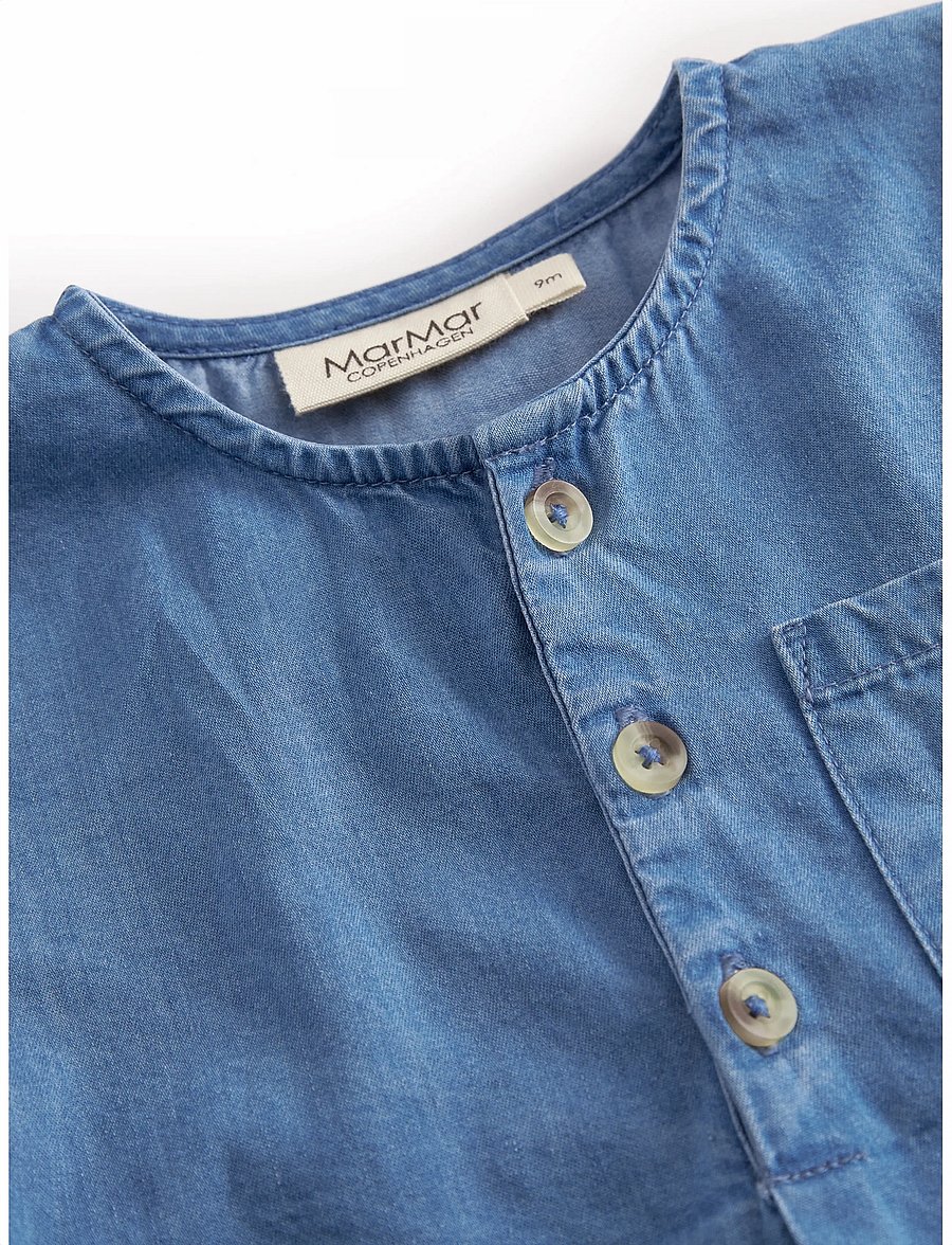 MarMar Copenhagen - Troy - pikkade varrukatega särgid - blue denim - 3