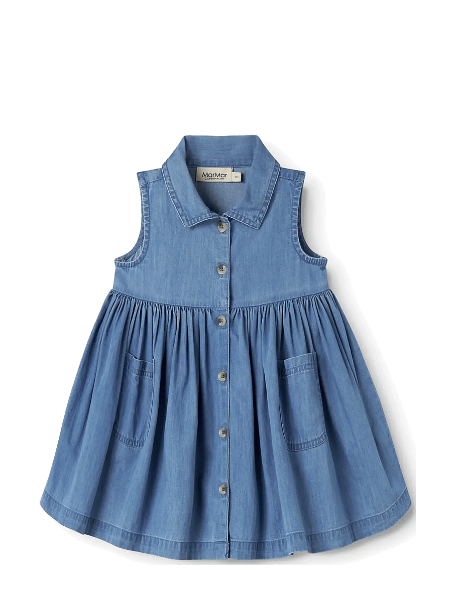 MarMar Copenhagen - Danal - laisvalaikio suknelės be rankovių - blue denim - 0