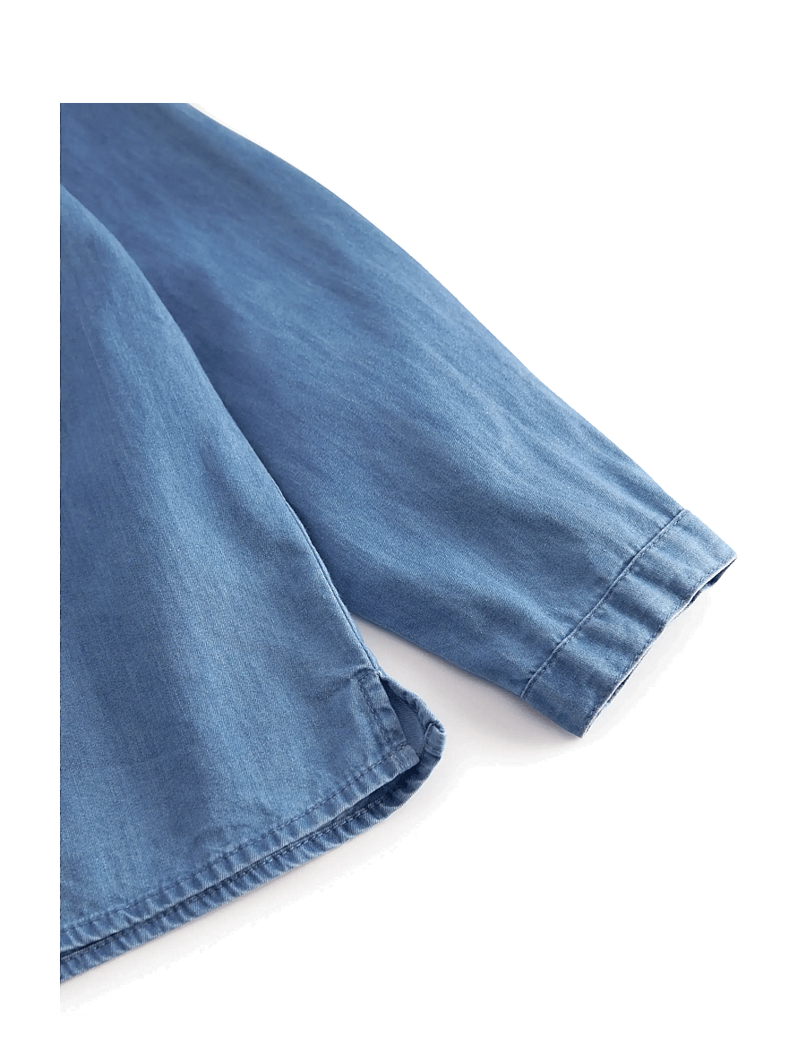MarMar Copenhagen - Tokyo - pikkade varrukatega särgid - blue denim - 3