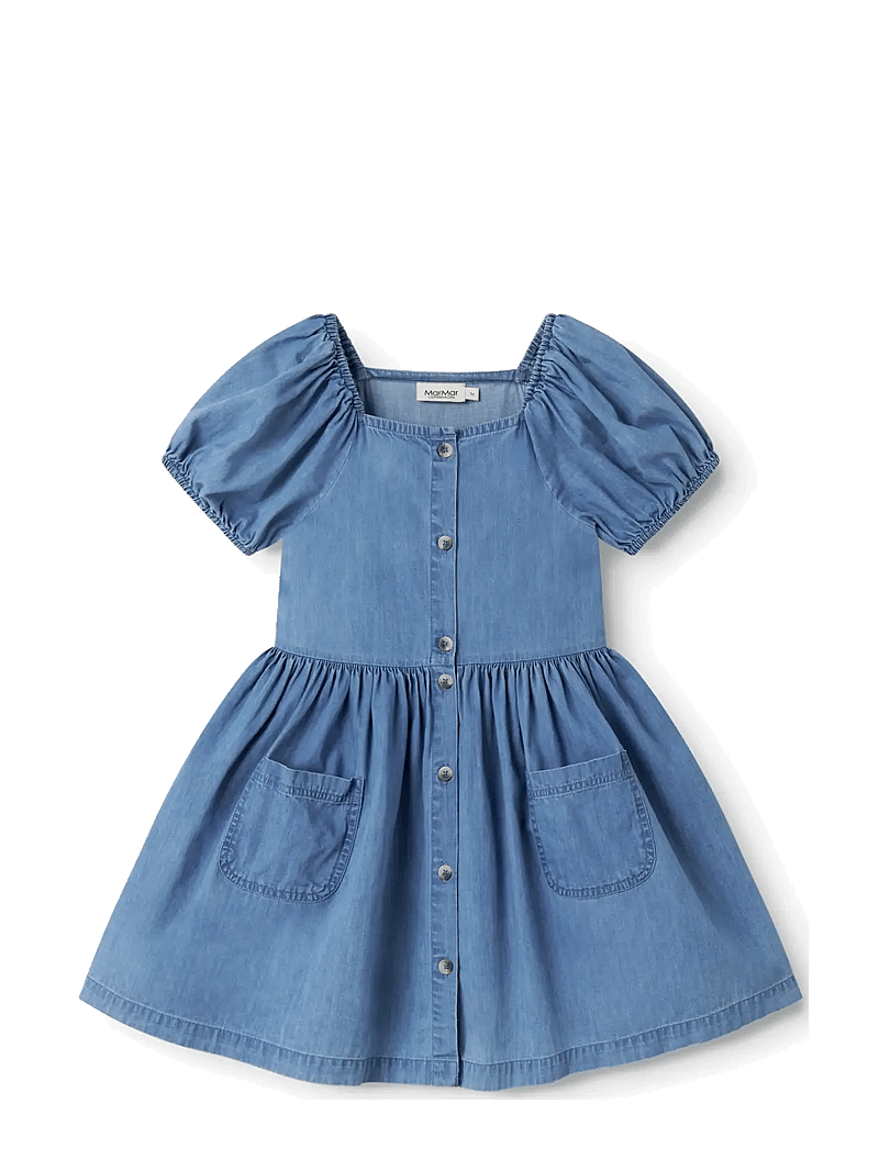MarMar Copenhagen - Davery - kortærmede hverdagskjoler - blue denim - 0