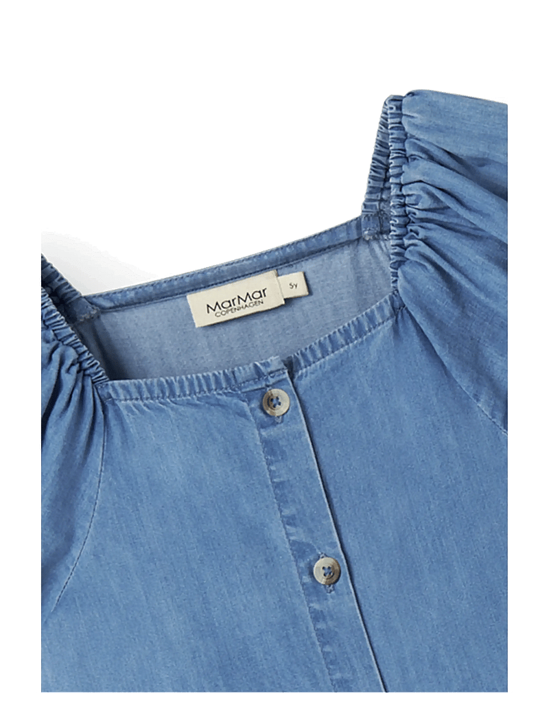 MarMar Copenhagen - Davery - kortærmede hverdagskjoler - blue denim - 2