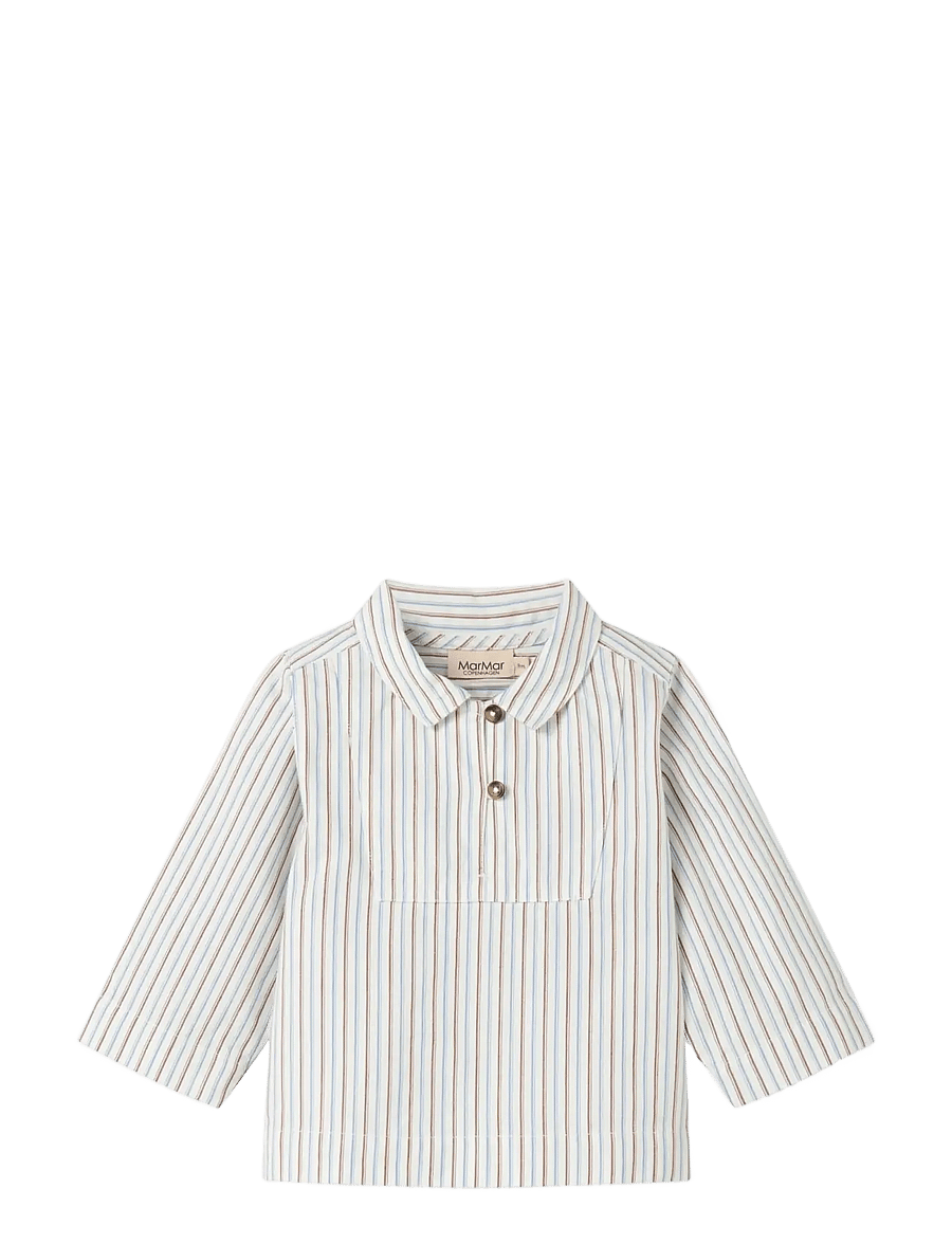 MarMar Copenhagen - Tovas B - langærmede skjorter - blue iris stripe - 1