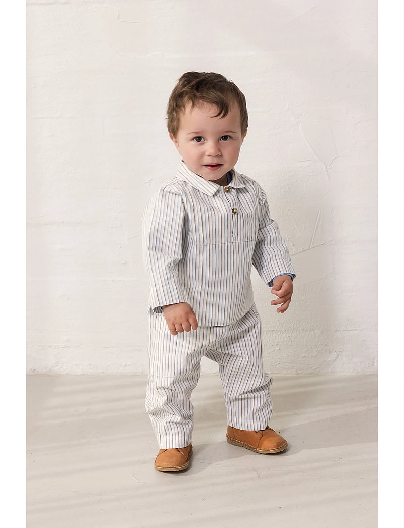 MarMar Copenhagen - Tovas B - langärmlige hemden - blue iris stripe - 0