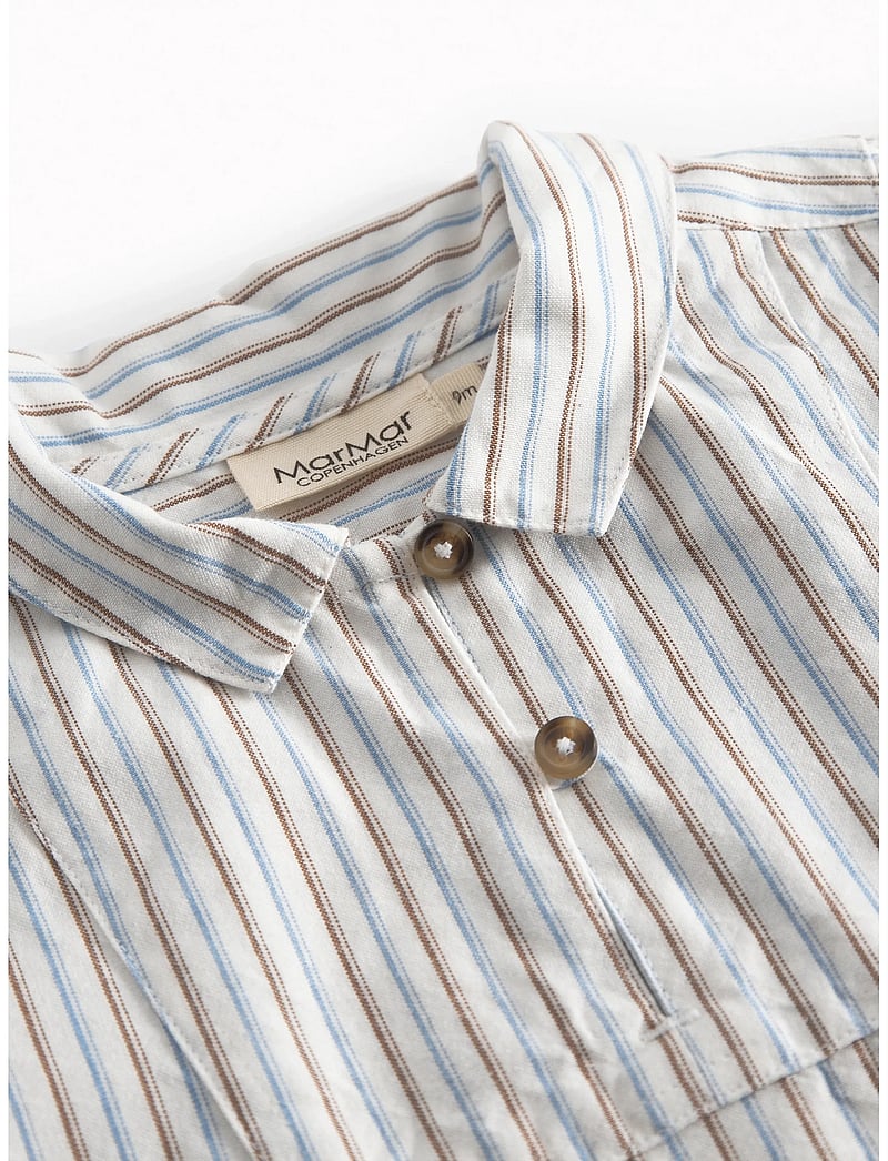 MarMar Copenhagen - Tovas B - langärmlige hemden - blue iris stripe - 3