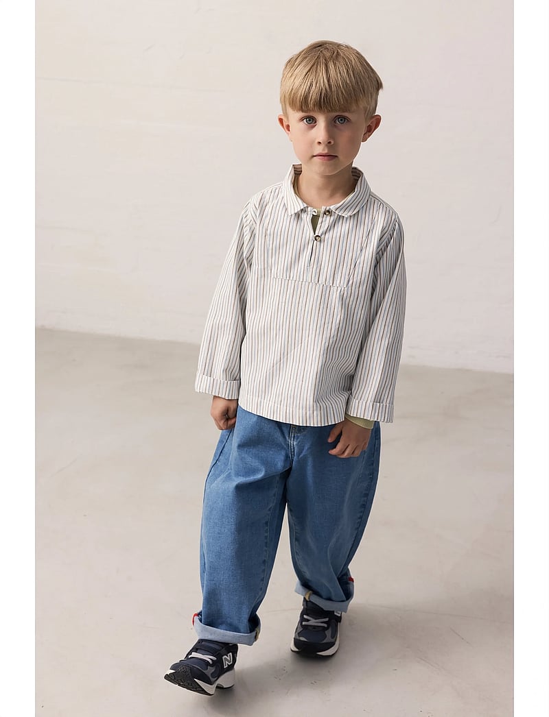 MarMar Copenhagen - Tovas - langærmede skjorter - blue iris stripe - 0