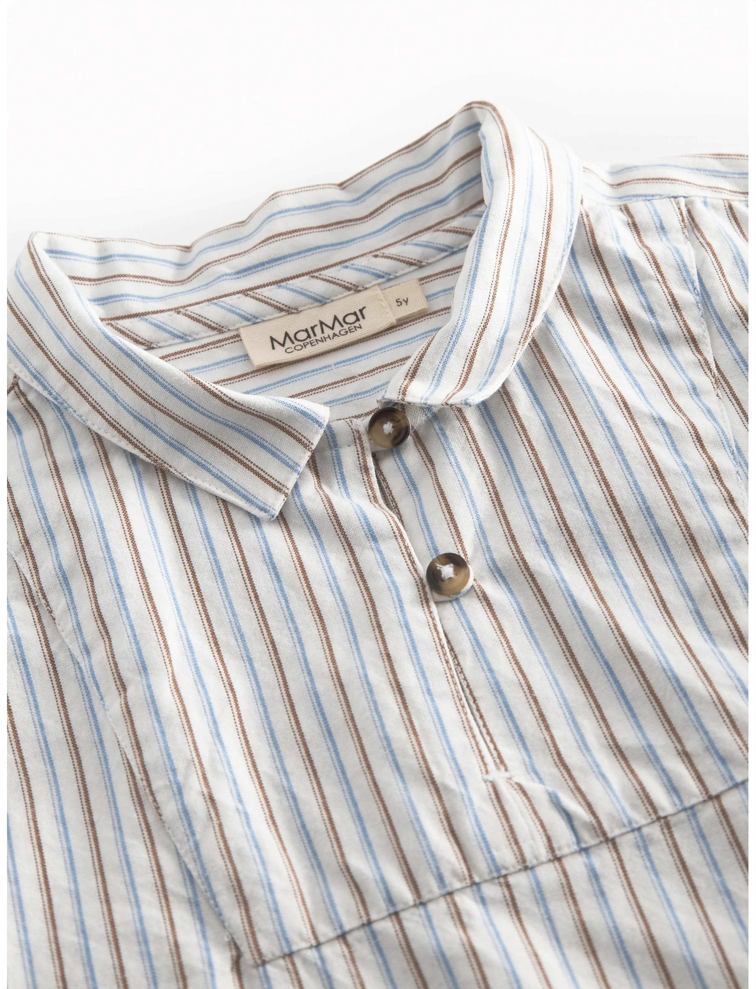 MarMar Copenhagen - Tovas - long-sleeved shirts - blue iris stripe - 3