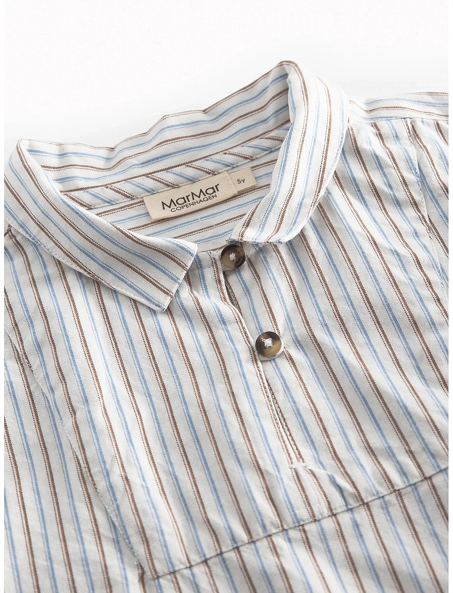 MarMar Copenhagen - Tovas - long-sleeved shirts - blue iris stripe - 3