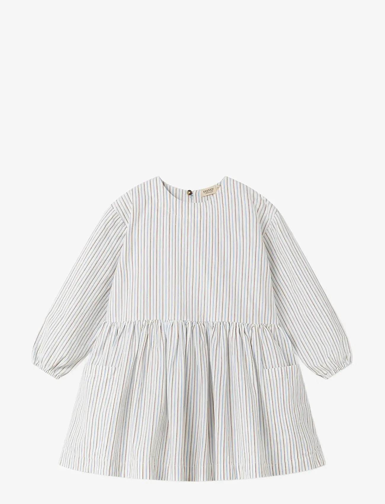 MarMar Copenhagen - Dagmary - langærmede hverdagskjoler - blue iris stripe - 0