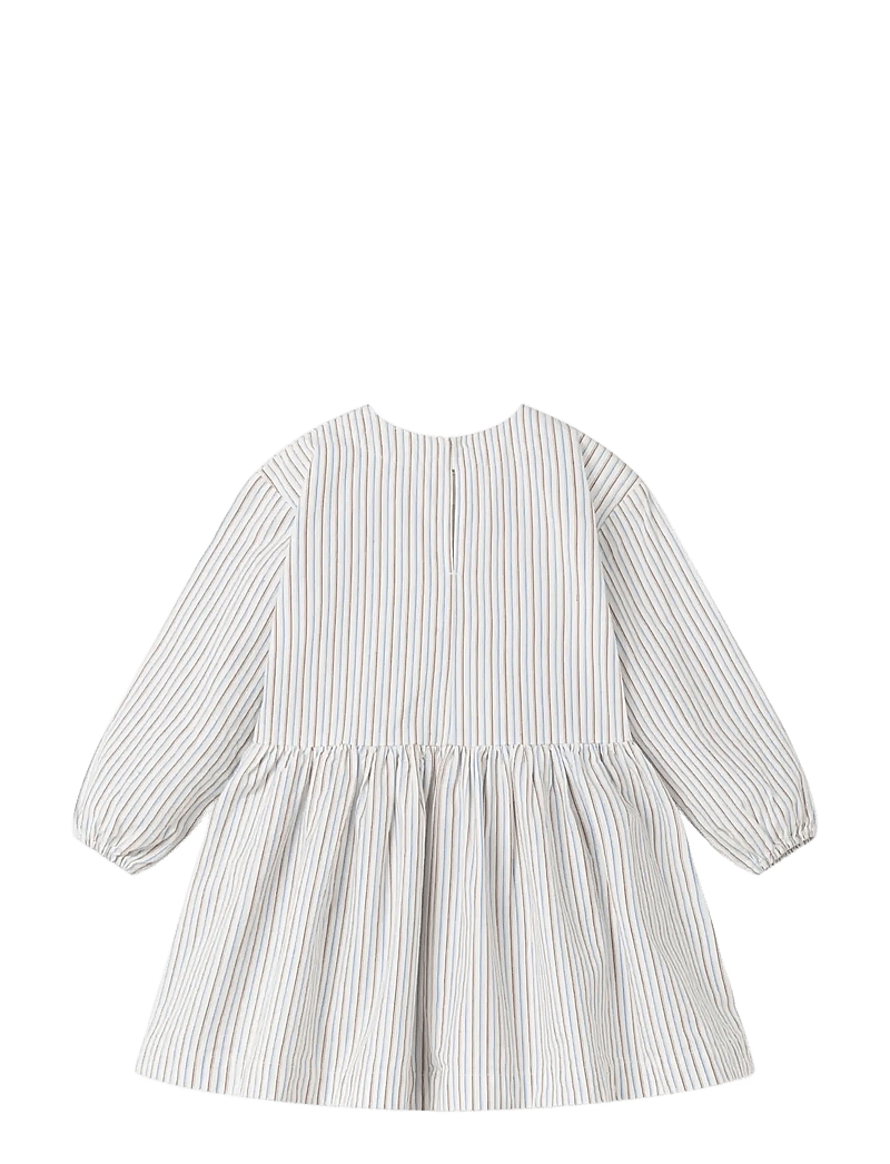 MarMar Copenhagen - Dagmary - pikkade varrukatega vabaaja kleidid - blue iris stripe - 2