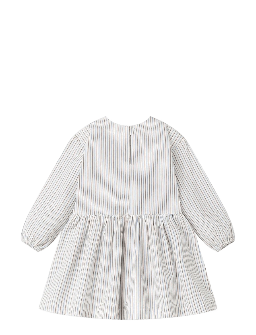MarMar Copenhagen - Dagmary - pikkade varrukatega vabaaja kleidid - blue iris stripe - 2