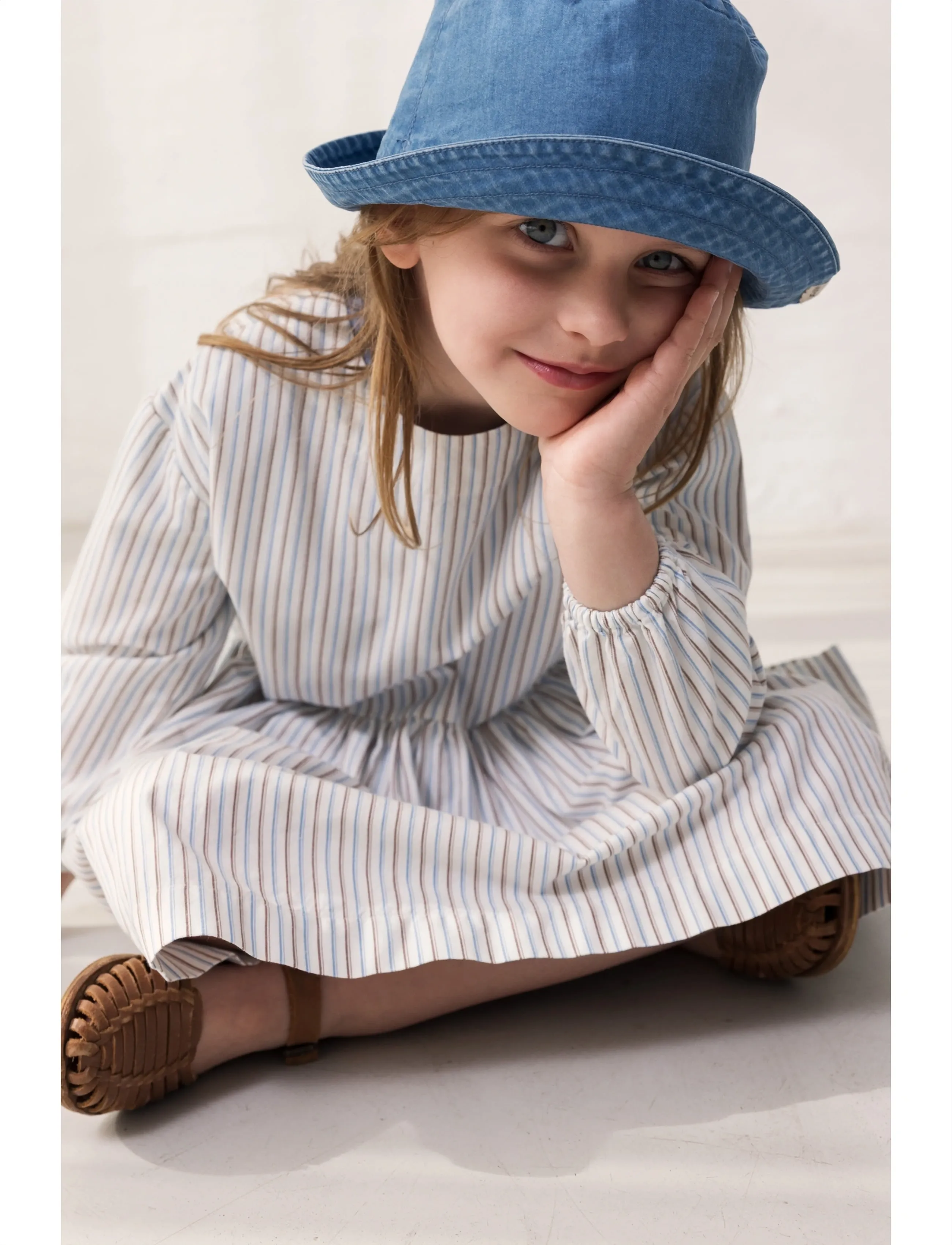 MarMar Copenhagen Dagmary - Kleider - BLUE IRIS STRIPE / multi