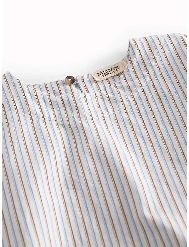 MarMar Copenhagen - Dagmary - pikkade varrukatega vabaaja kleidid - blue iris stripe - 3