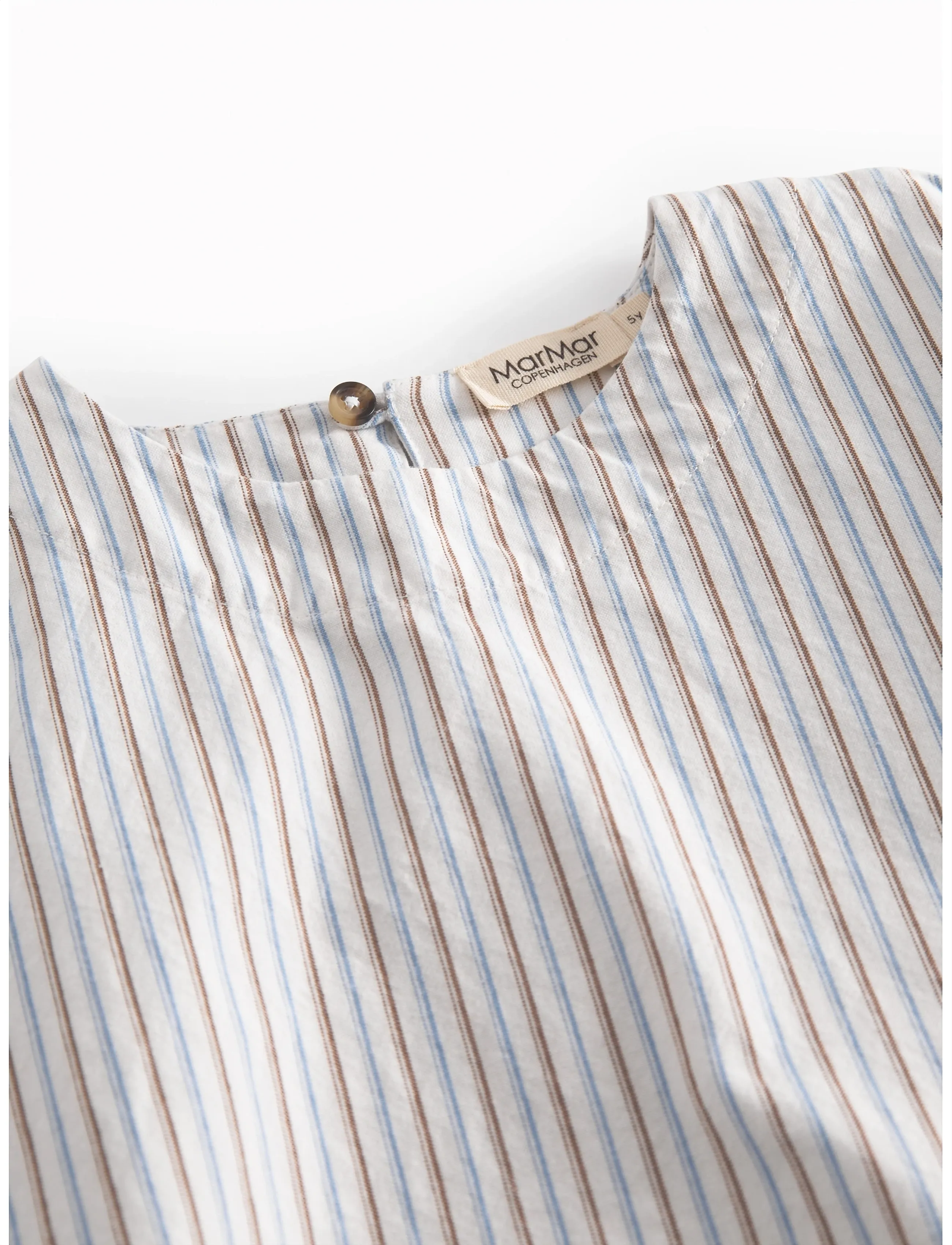 MarMar Copenhagen - Dagmary - pikkade varrukatega vabaaja kleidid - blue iris stripe - 3