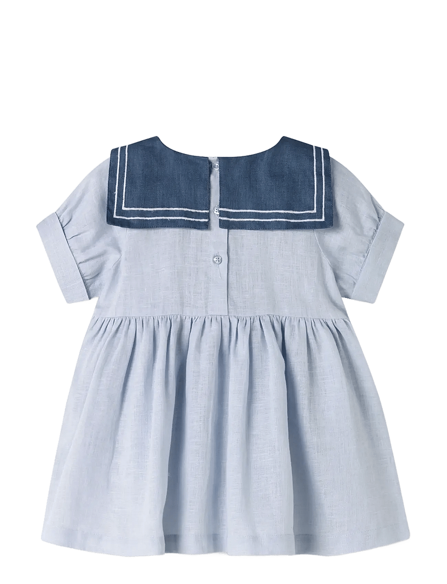 MarMar Copenhagen - Daki - kortärmade babyklänningar - blue mist - 2