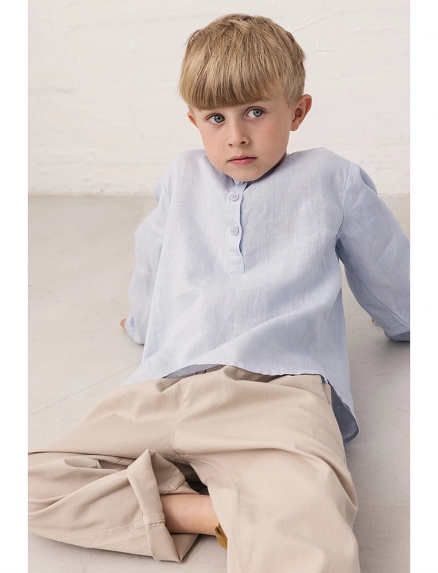 MarMar Copenhagen - Tokyo - long-sleeved shirts - blue mist - 0