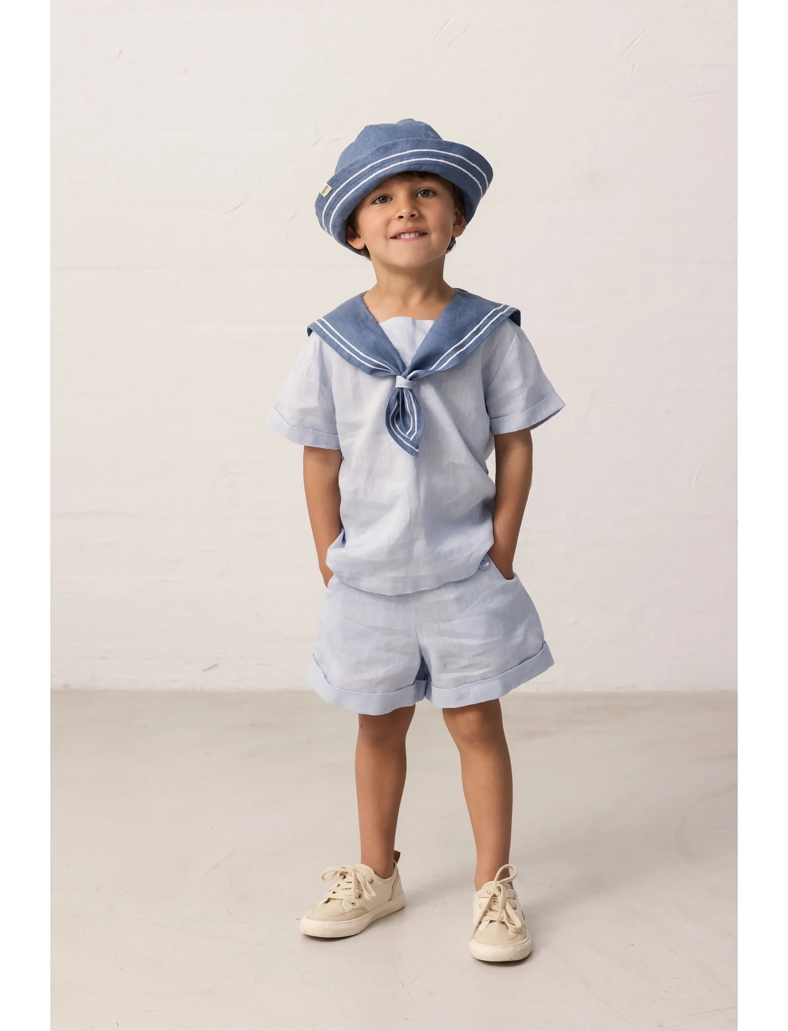 MarMar Copenhagen Pinon - Shorts casual - BLUE MIST / blue