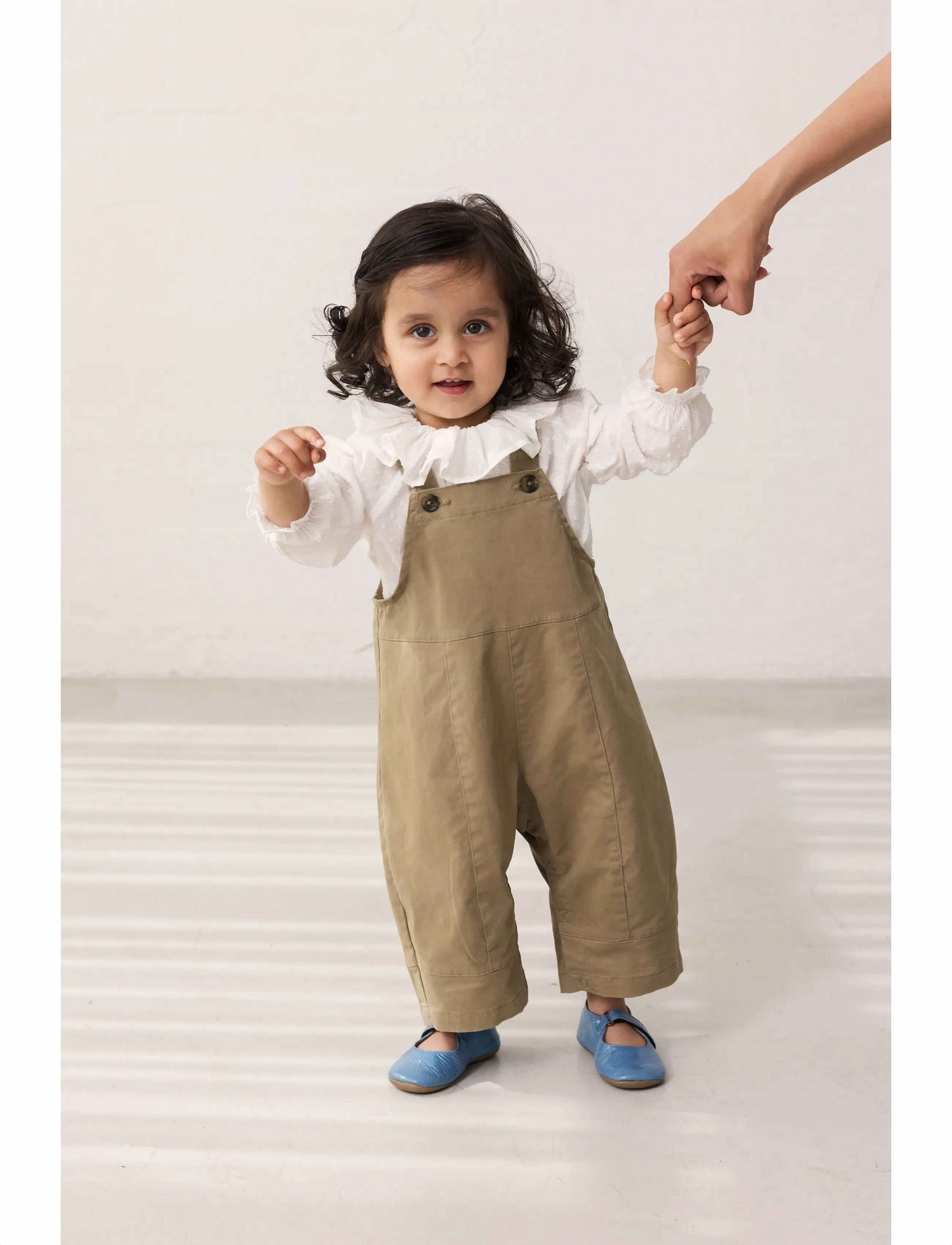 MarMar Copenhagen Riri B - Dungarees - PALM LEAVES / khaki/green