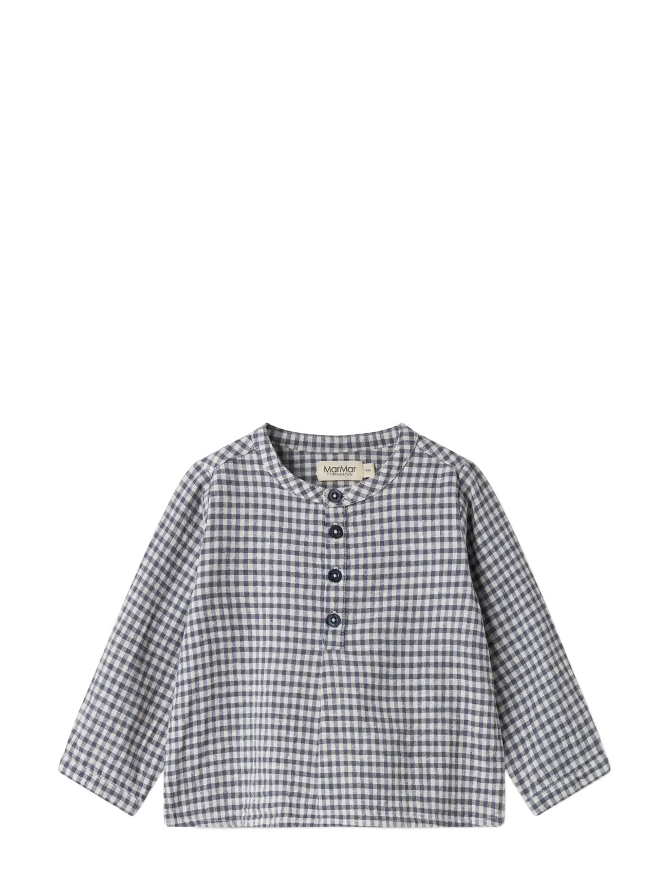 MarMar Copenhagen Totoro - Overdele - MARINE CHECK / blue
