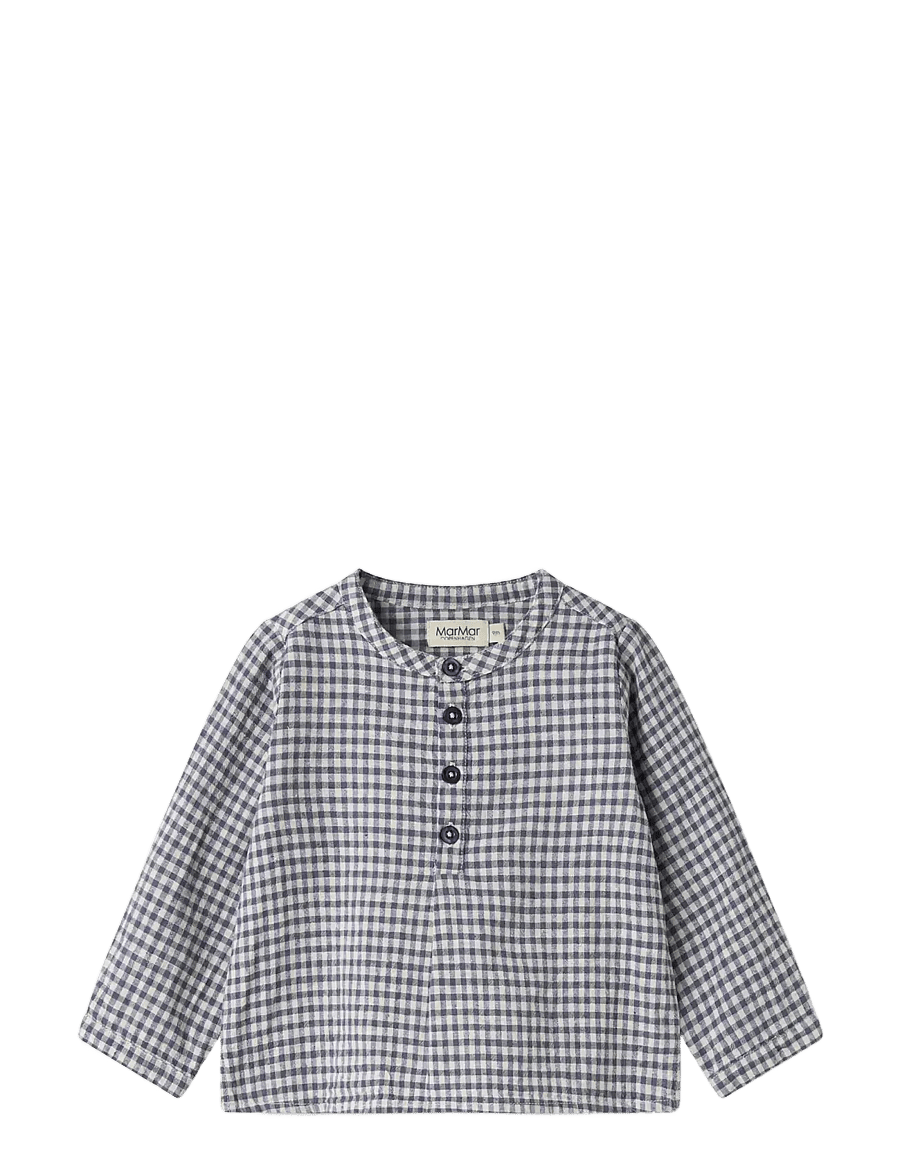 MarMar Copenhagen - Totoro - koszule z długimi rękawami - marine check - 1