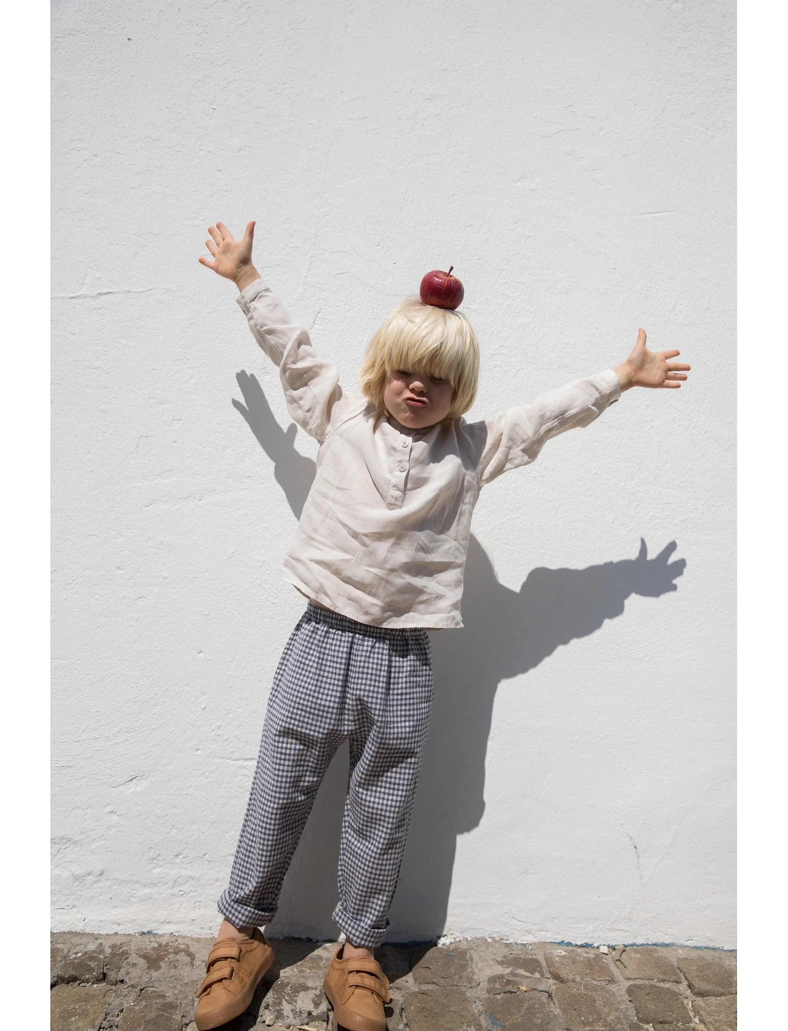 MarMar Copenhagen Panto - Vauvojen housut - MARINE CHECK / navy