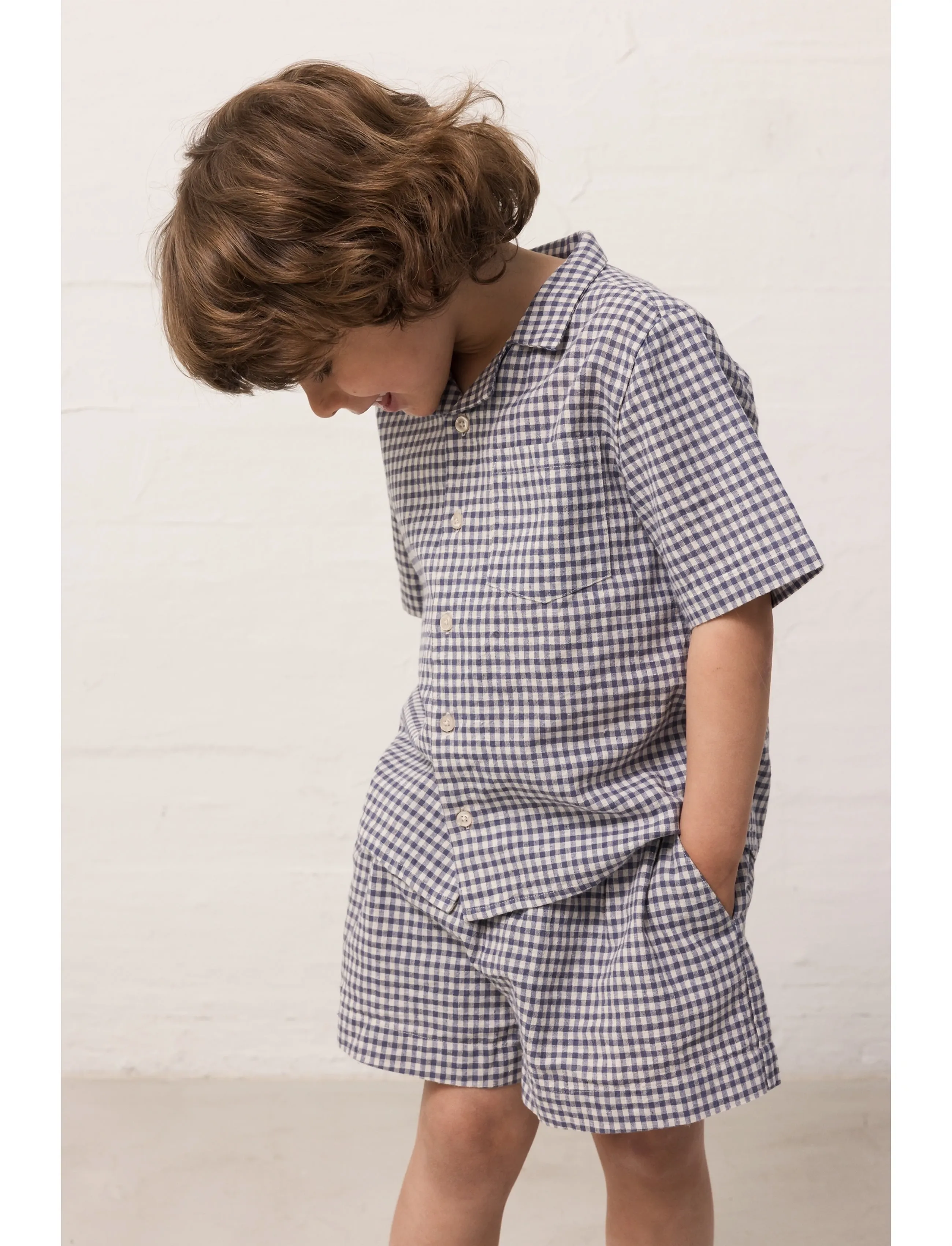 MarMar Copenhagen Tage, 98, Navy, Skjorter > Kortærmede Shirts, Børn
