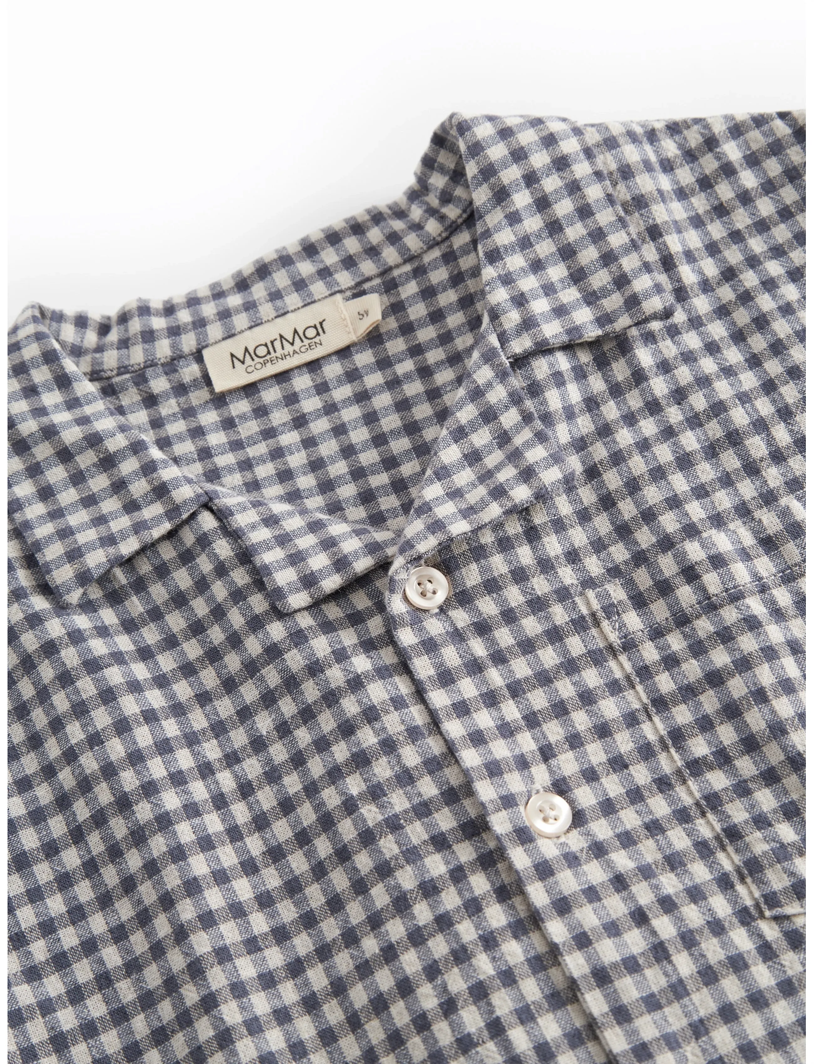 MarMar Copenhagen - Tage - short-sleeved shirts - marine check - 3