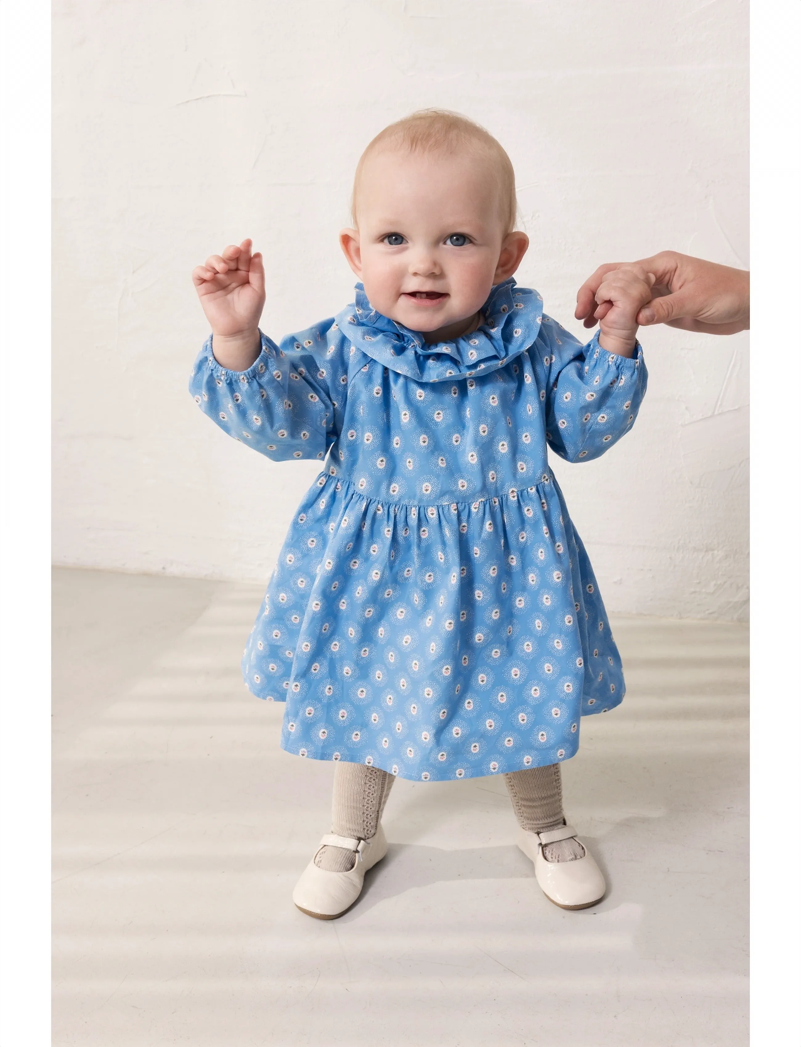 MarMar Copenhagen Dalin - Långärmade babyklänningar - LITTLE TULIP / blue