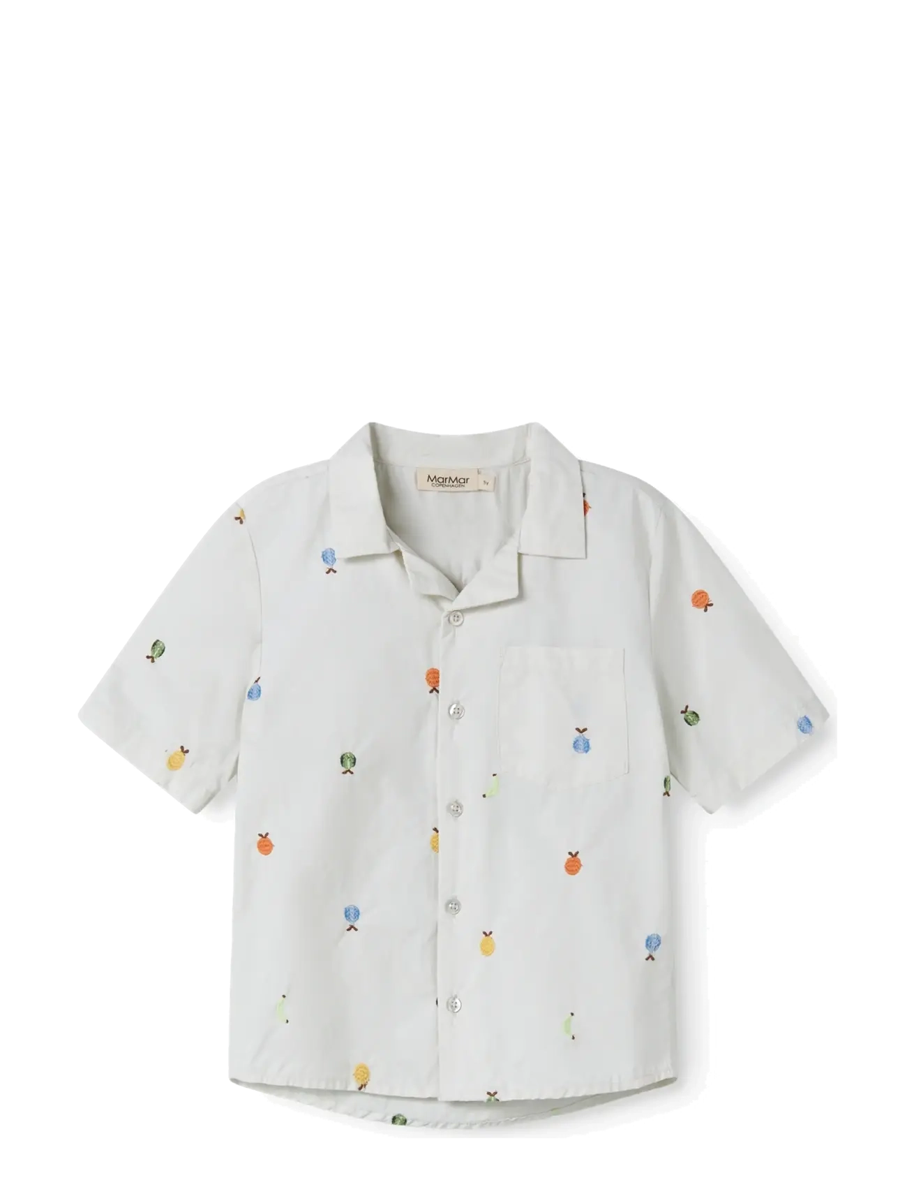 MarMar Copenhagen Tage, 104, Cream, Skjorter > Kortærmede Shirts, Børn