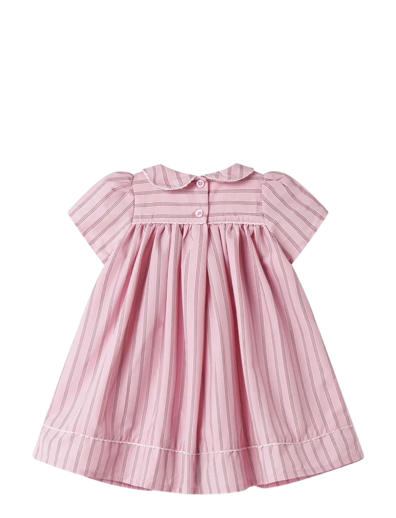 MarMar Copenhagen - Dulla - kortærmede babykjoler - bonbon pink stripes - 2
