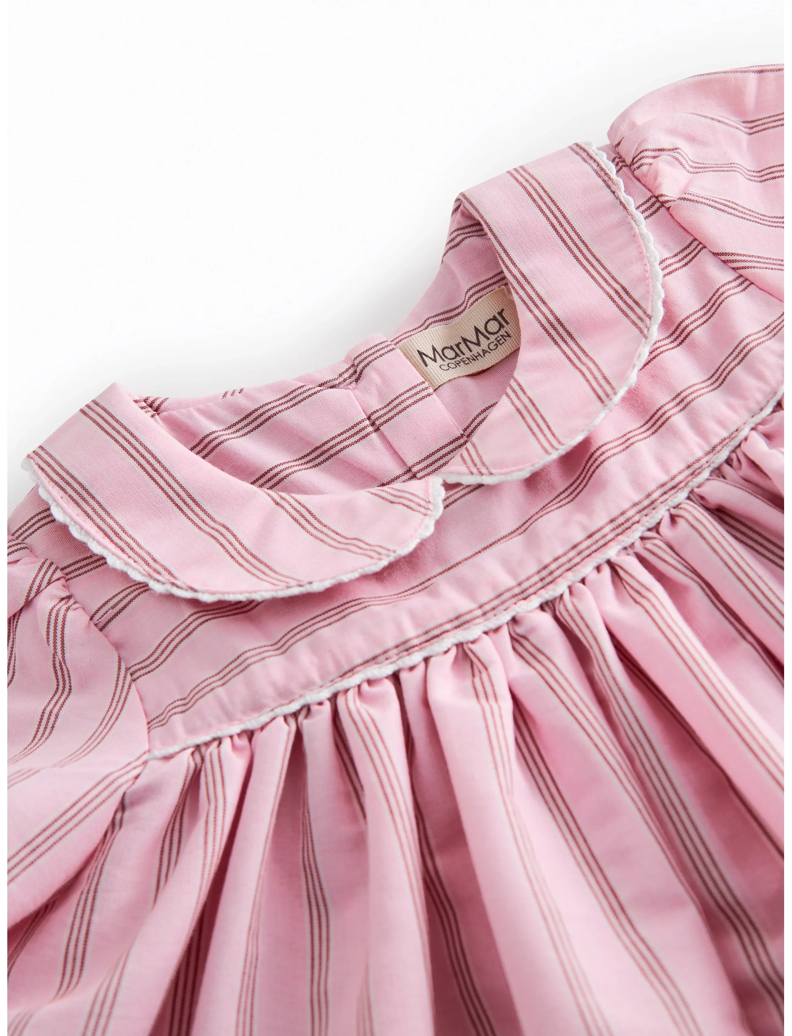 MarMar Copenhagen - Dulla - kortærmede babykjoler - bonbon pink stripes - 3