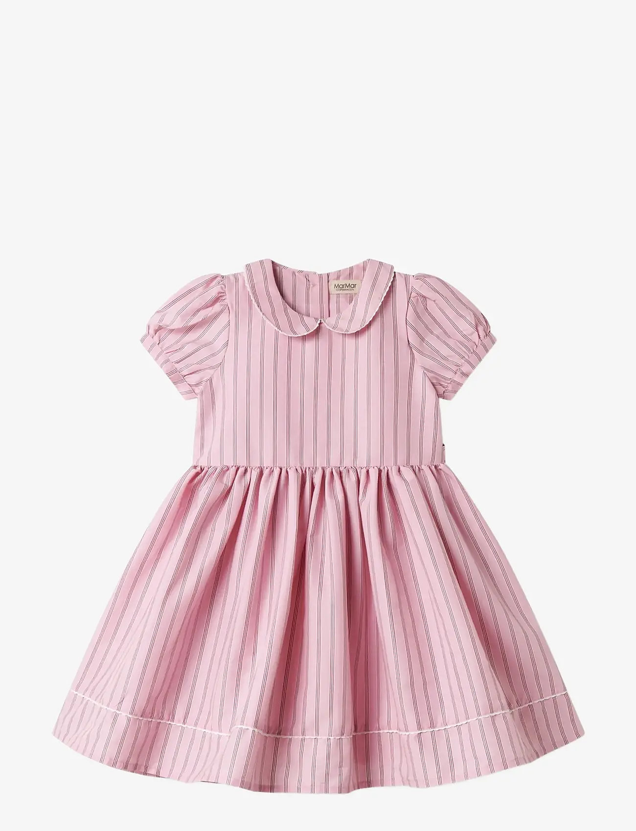 MarMar Copenhagen - Darcel - lühikeste varrukatega vabaaja kleidid - bonbon pink stripes - 1