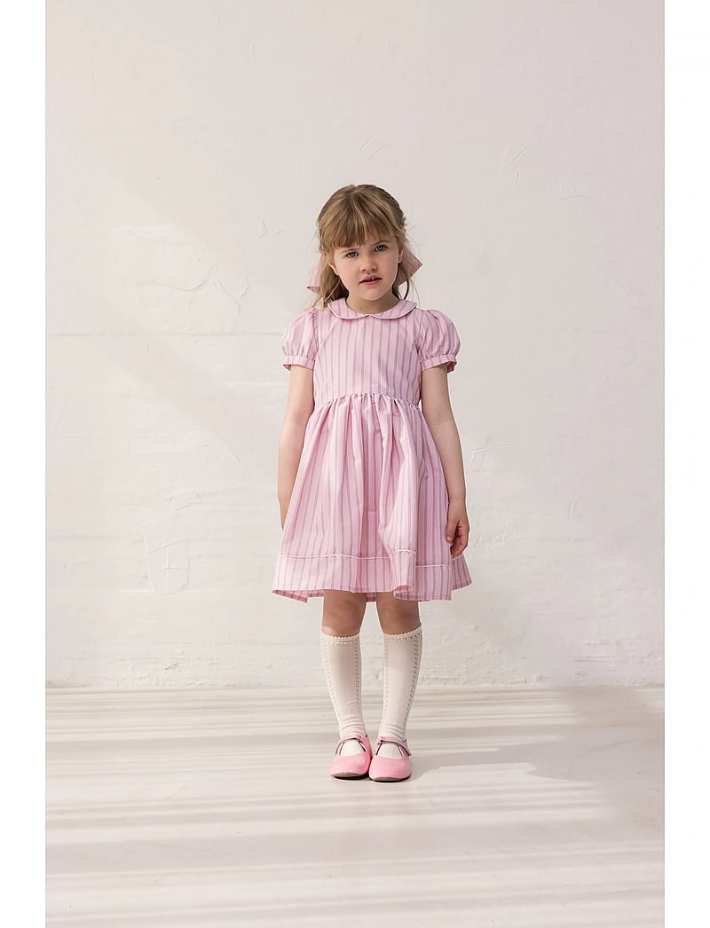 MarMar Copenhagen - Darcel - kortærmede hverdagskjoler - bonbon pink stripes - 0