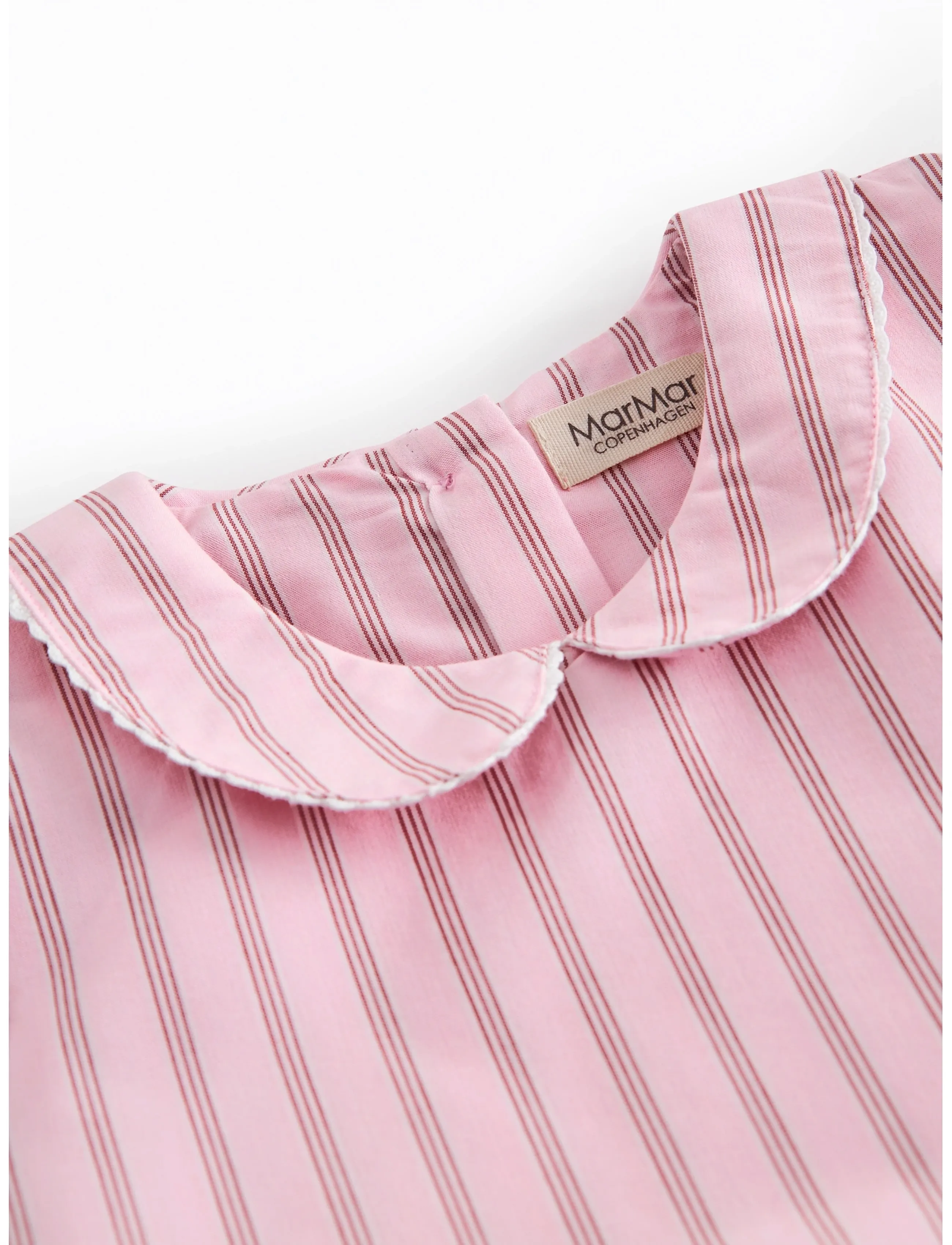 MarMar Copenhagen - Darcel - lühikeste varrukatega vabaaja kleidid - bonbon pink stripes - 4
