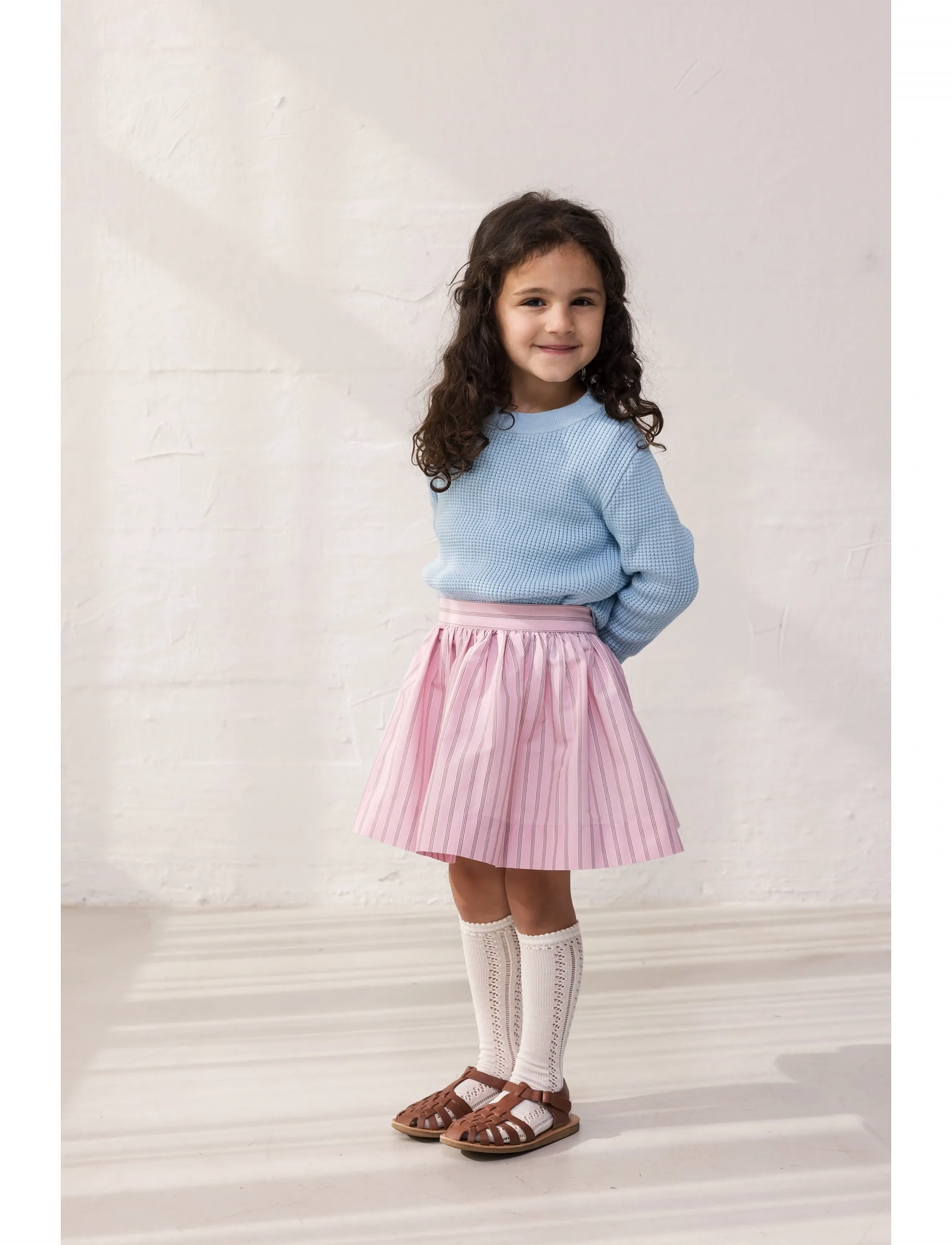MarMar Copenhagen Siva - Klänningar & Kjolar - BONBON PINK STRIPES / pink/rose