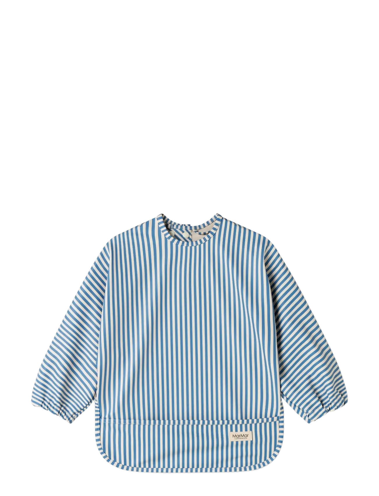MarMar Copenhagen Apron LS - Baby products - BLUE STRIPE / blue