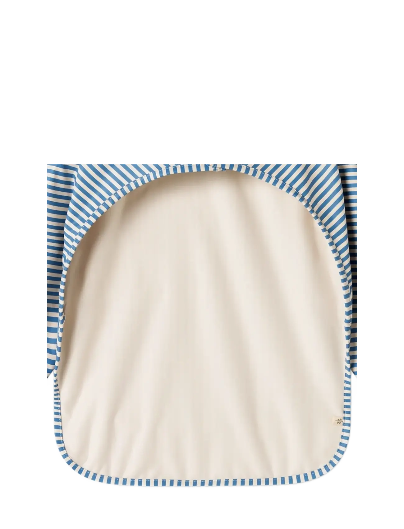 MarMar Copenhagen - Apron LS - pitkähihainen ruokalappu - blue stripe - 1
