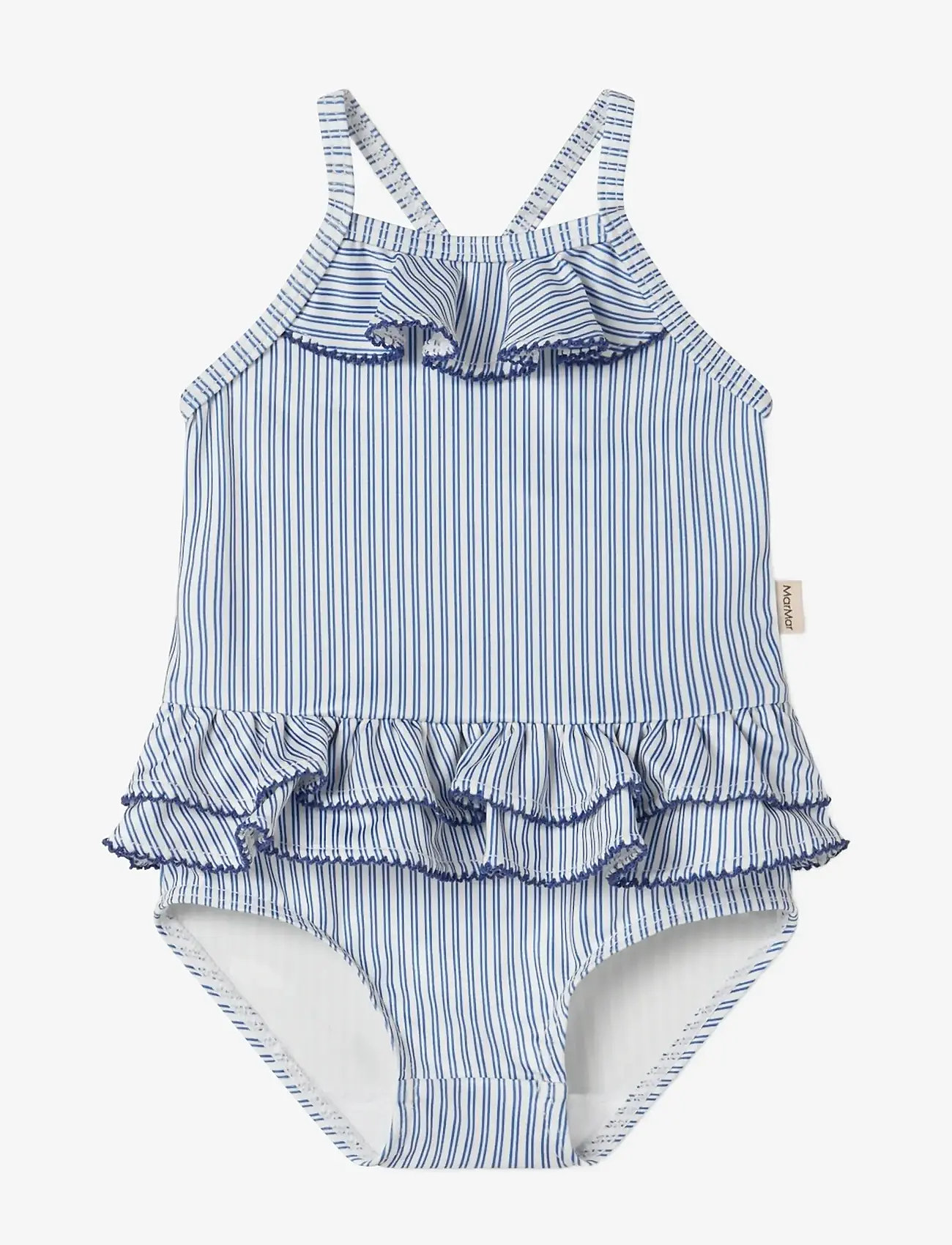 MarMar Copenhagen - Swinnie Bathing Suit - badedragter - bolich blue stripe - 0