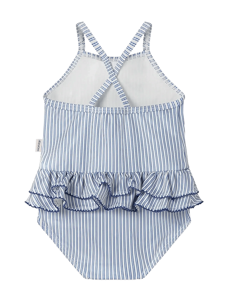 MarMar Copenhagen - Swinnie Bathing Suit - badedragter - bolich blue stripe - 1