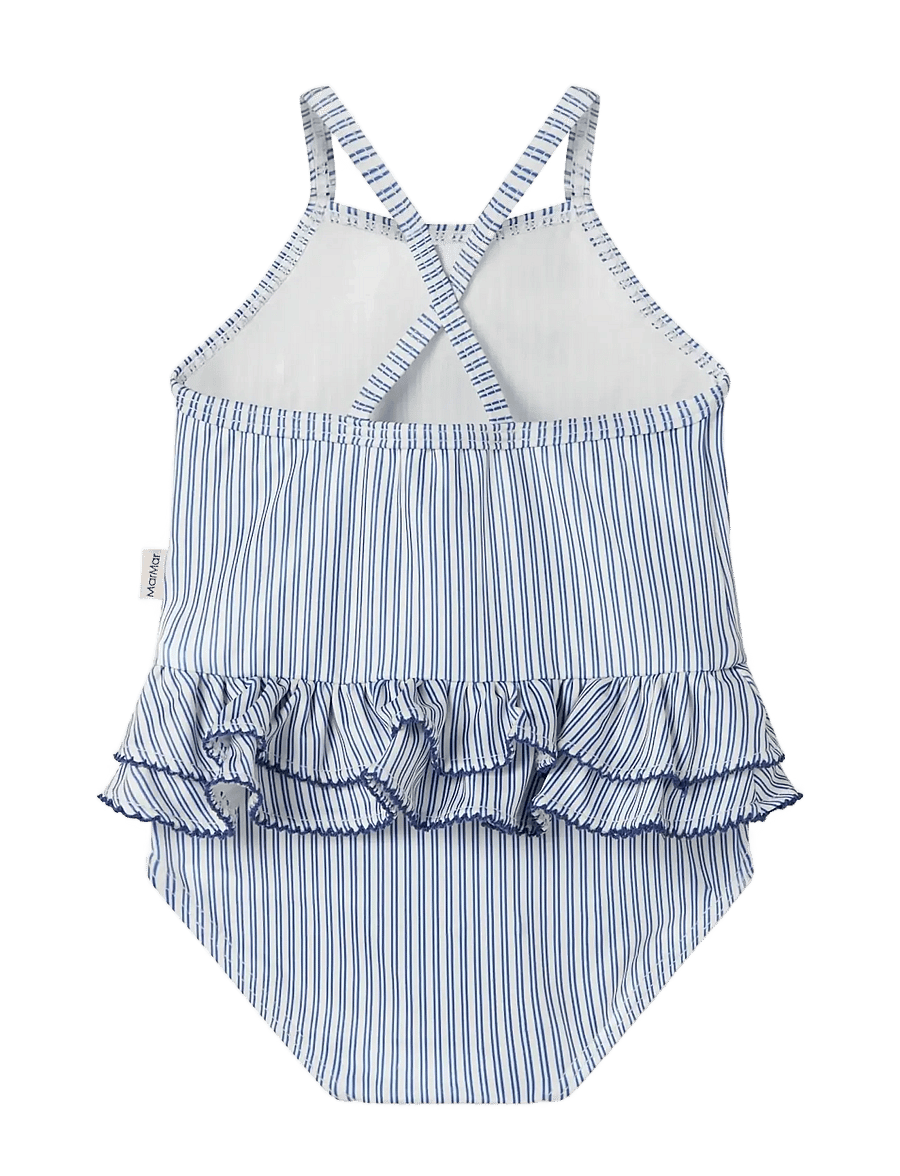 MarMar Copenhagen - Swinnie Bathing Suit - ujumistrikood - bolich blue stripe - 1