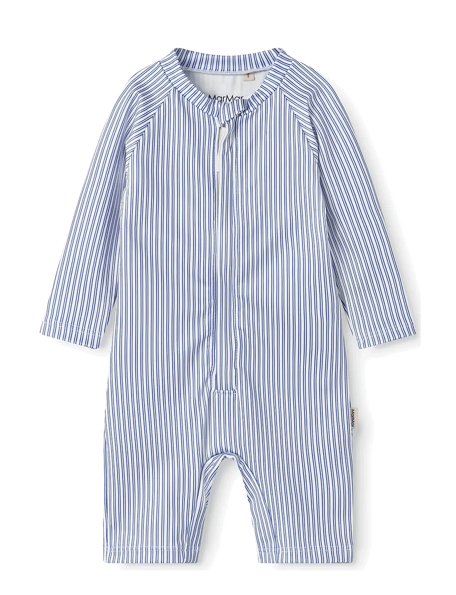 MarMar Copenhagen - Swal Suit - swimsuits - bolich blue stripe - 1