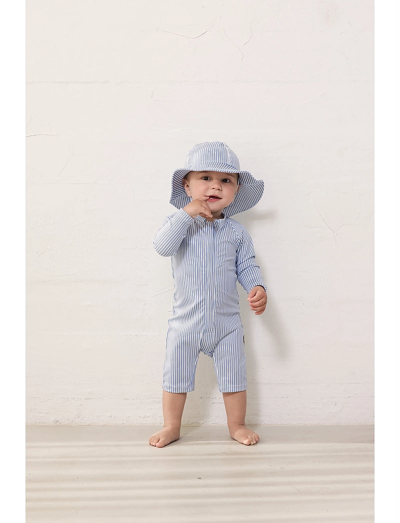 MarMar Copenhagen - Alba Splash Long - sonnenhüte - bolich blue stripe - 0