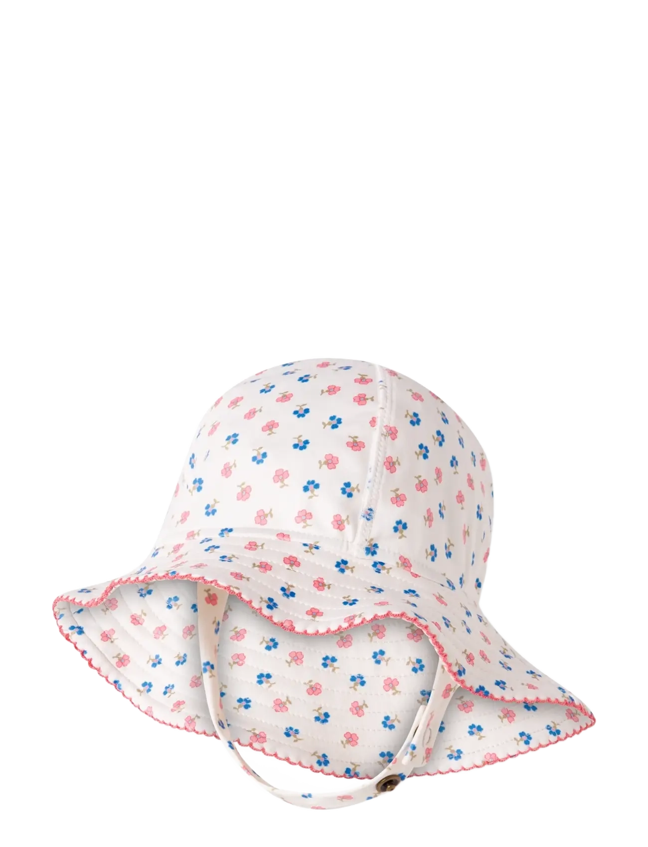 MarMar Copenhagen Alba Splash Long - Solhatte - MINI FLOWER / white