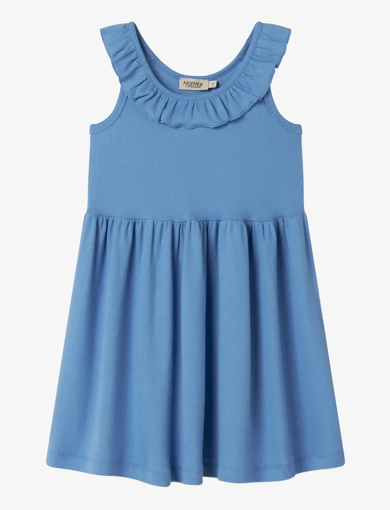 MarMar Copenhagen - Delta - short-sleeved casual dresses - surf blue - 1