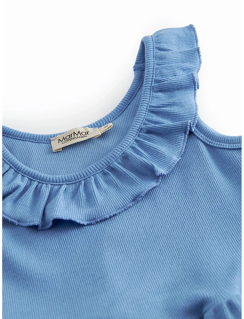 MarMar Copenhagen - Delta - short-sleeved casual dresses - surf blue - 3