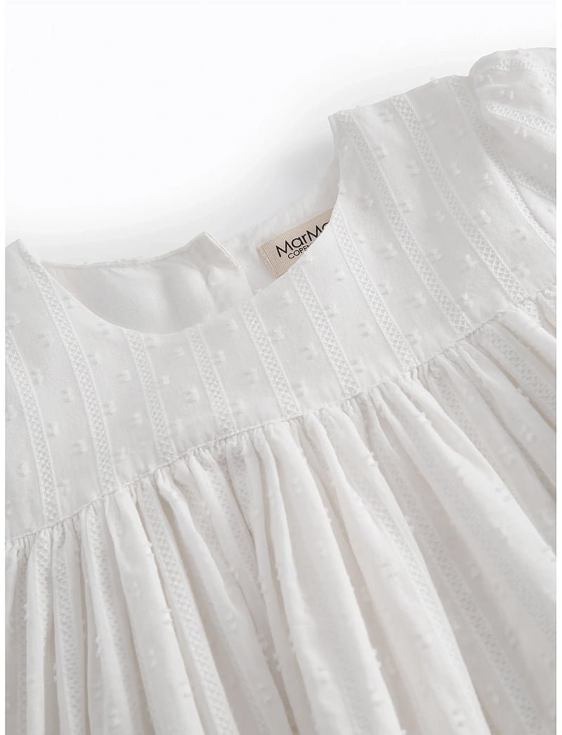 MarMar Copenhagen - Duky - short-sleeved casual dresses - white - 4